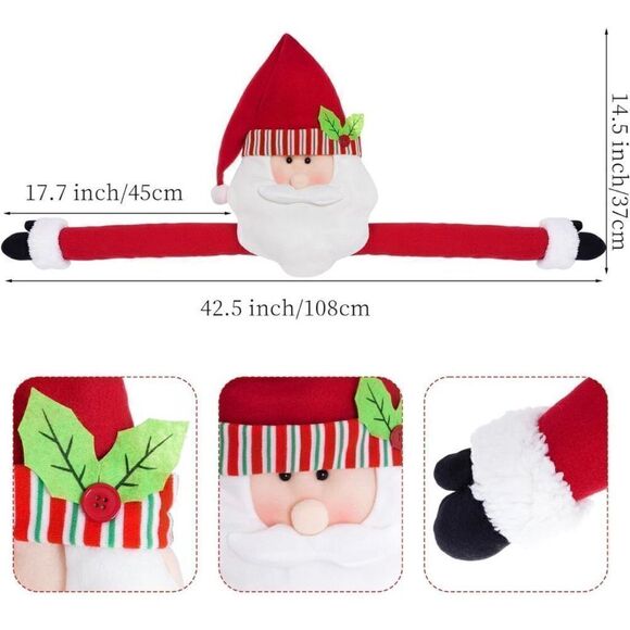 NWOT Santa Christmas Tree Hugger Topper - Picture 3 of 7